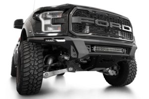 Ford F-150 Raptor Bumper - Front - Addictive Desert Designs - Phantom - Hammer Black Powder Coat - `17-`20 Ford F-150 Raptor Bumper - Front - Addictive Desert Designs - Phantom - Hammer Black Powder Coat - `17-`20